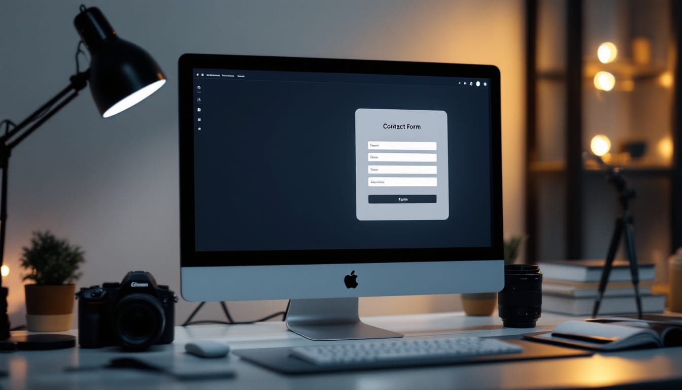 A photograph of a sleek